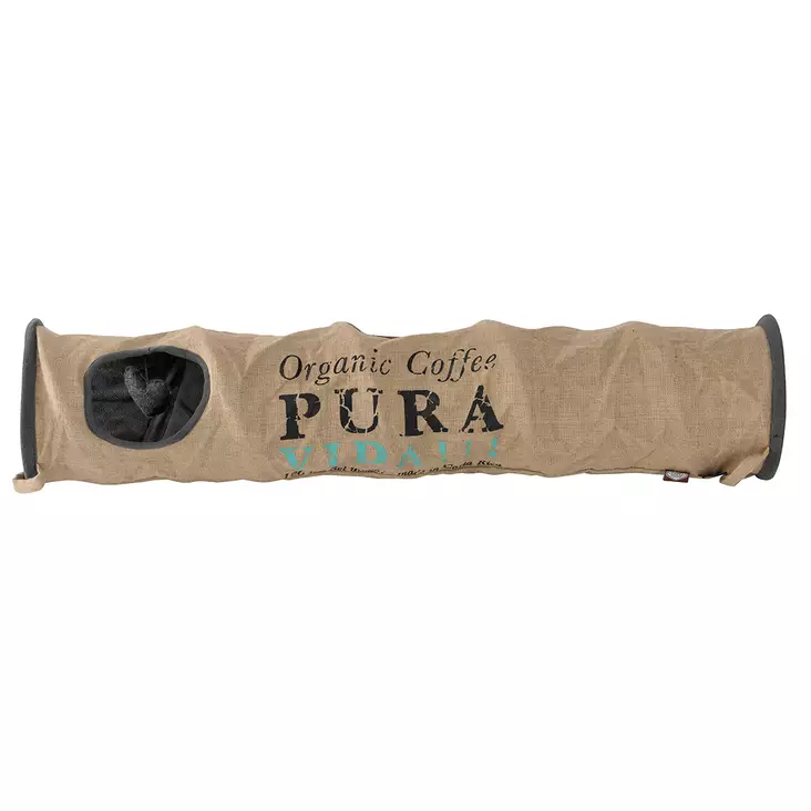 Rapinatunneli Pura Vida 120x25cm ruskea-musta D&D - Kissan tunnelit, putket ja pussit - 002745 - 1