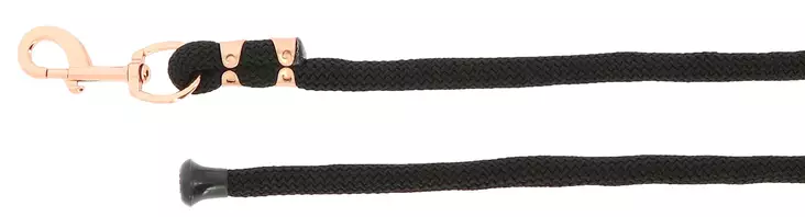 Riimunaru Wave 2,2m ruusukultaisilla metalliosilla Norton - Hevosen nylonriimunarut - 056705 - 1