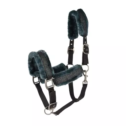 Riimu Ylva glitter siniharmaa Hansbo Sport - Hevosen nylonriimut - 034725 - 1