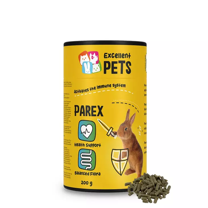 Lisäravinne Rabbit Parex 200g Excellent Pets - Pieneläinten lisäravinteet - 053055 - 1