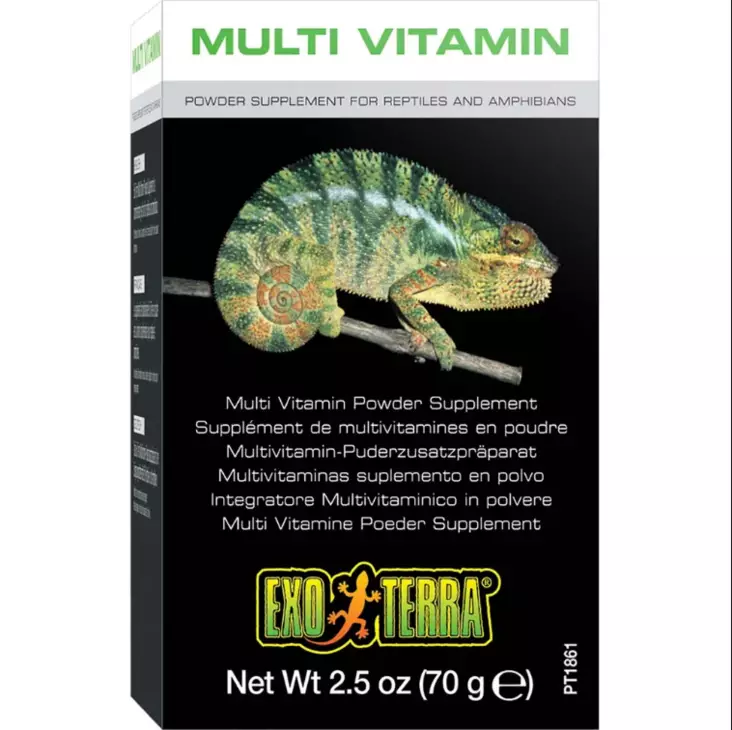 Multi Vitamin 70g jauhe ExoTerra - Matelijoiden ruokinta ja lisäravinteet - 052355 - 1