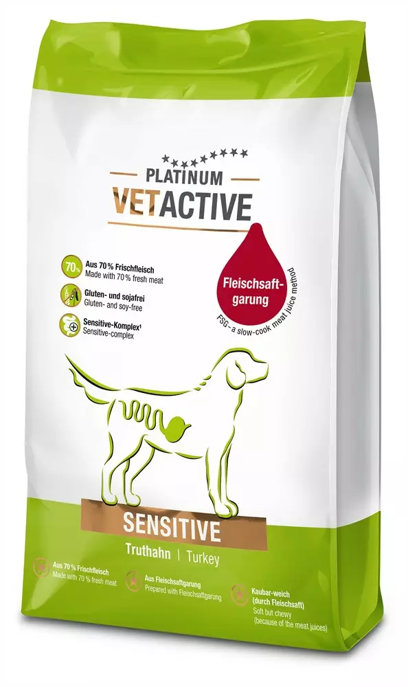 Sensitive Turkey Vetactive Platinum - Koiran kuivaruoat erityisruokavaliot - 055245 - 1
