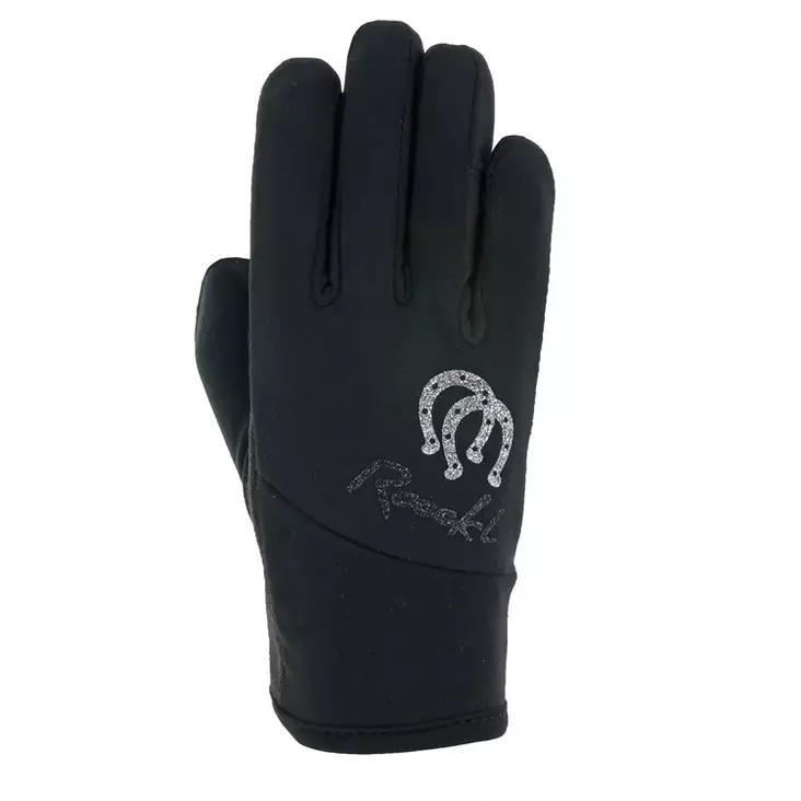 Käsine Keysoe Junior musta Roeckl - Ratsastushanskat - 048705 - 1