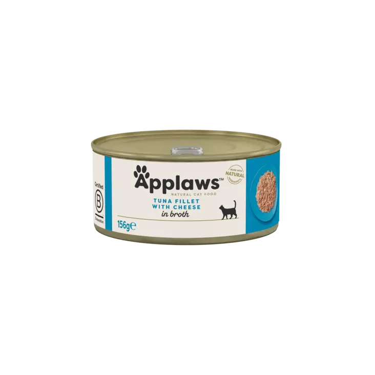 Tonnikalafile Juusto 156g Applaws cat - Aikuisten kissojen säilykkeet - 003715 - 2