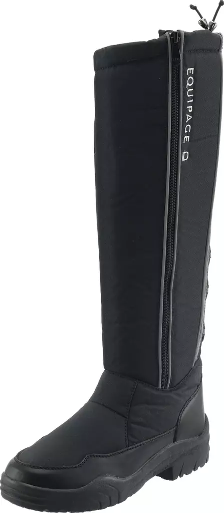 Toppasaapas nyörisäädöllä New Alaska musta Equipage - Ratsastuskengät ja -saappaat - 054885 - 1