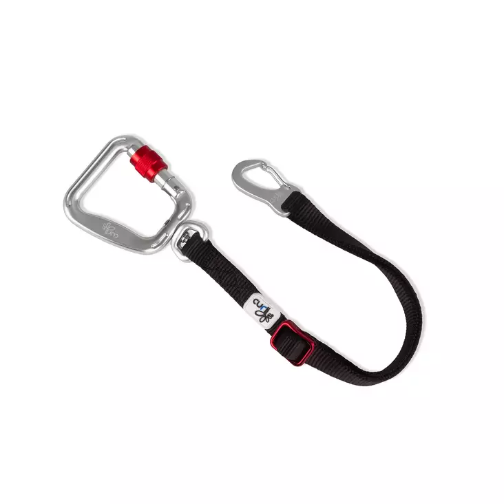 Turvavyöliitin Safety Belt V2 max 30cm S musta curli - Koiran turvavaljaat ja liittimet - 054965 - 1