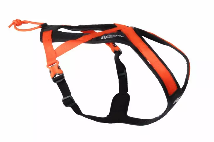 Valjas Rush musta-oranssi Non-stop dogwear - Koiran veto- ja juoksuvaljaat - 050095 - 1