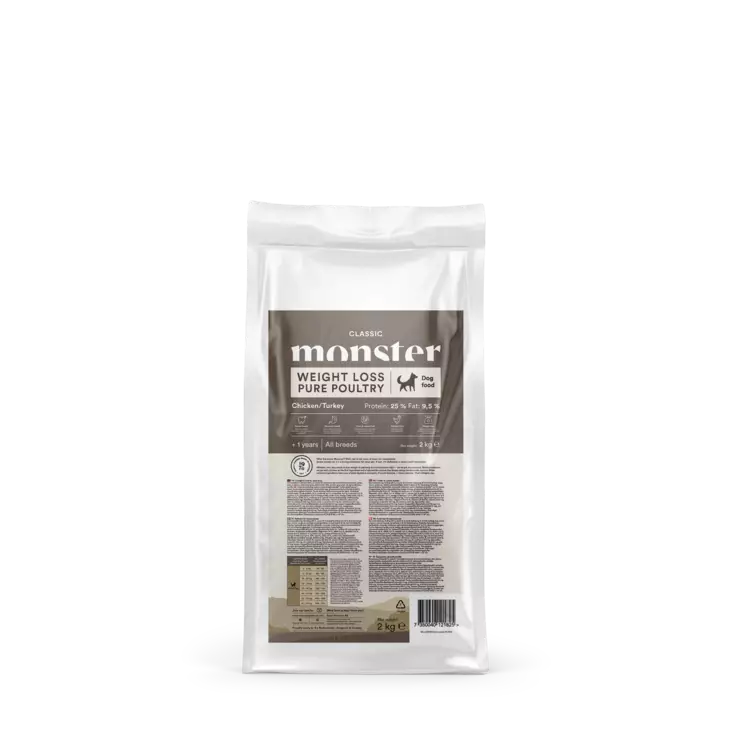 Weight Loss Pure Poultry Classic monster - Kuivaruoat pennuille ja kasvatukseen - 059495 - 1