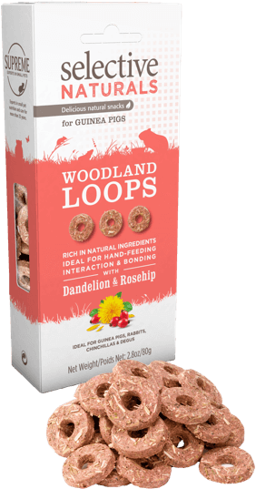 Woodland Loops 80g Supreme Selective - Pieneläinten herkut ja namipalat - 047035 - 1