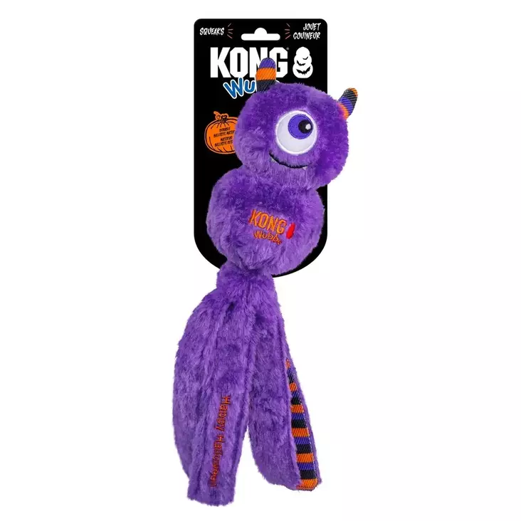 Wubba Monsteri Halloween 37cm lila KONG - Koiran pallot ja heittolelut - 059585 - 1