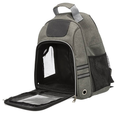 Kantoreppu Dan 34x44x26cm khaki Trixie max 6kg lemmikeille - Koiran pyöräkorit ja kantokassit - 018296 - 2