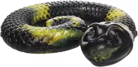 Aktivointikäärme Sneaky Snake 17cm musta-keltainen Flamingo - Koiran aktivointilelut - 055586 - 1