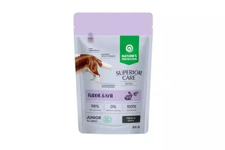 Junior Kani & Krilli All Breed 85g Nature's Protection Superior Care - Säilykeet pennuille ja kasvatukseen - 057316 - 1