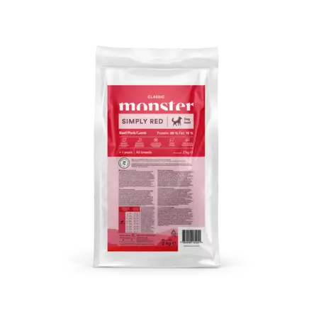 Adult Simply Red Classic monster - Koiran kuivaruoat aikuisille koirille - 055646 - 1