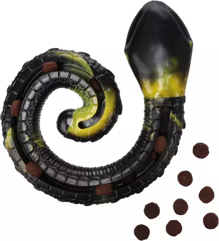 Aktivointikäärme Sneaky Snake 17cm musta-keltainen Flamingo - Koiran aktivointilelut - 055586 - 2