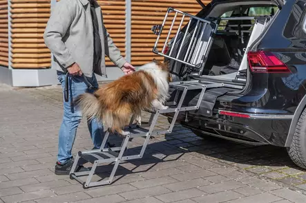 Alumiiniportaat 4 askelmaa max 75kg Trixie - Koiran autoilutarvikkeet - 057746 - 2