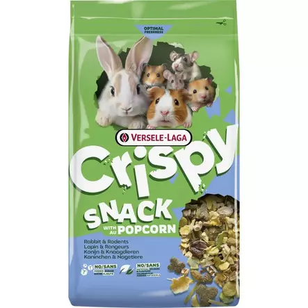 Crispy Snack Popcorn 550g Versele Laga - Pieneläinten herkut ja namipalat - 058036 - 1