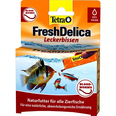 FreshDelica Bloodworms 3x16g Tetra - Akvaariokalojen ruokinta & lisäravinteet - 056056 - 1