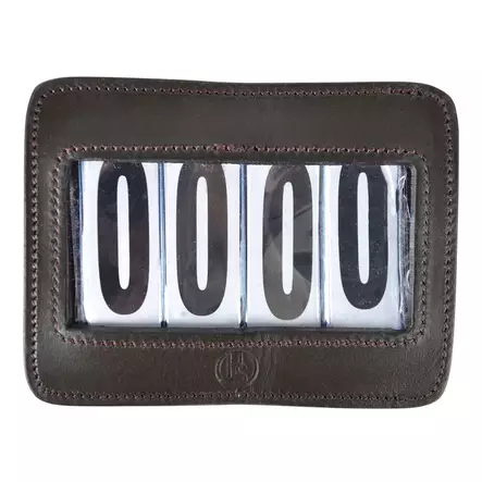 Kilpailunumero 4-numeroinen, neliö, ruskea Hansbo Sport HS - Ratsastajan asusteet - 056516 - 1