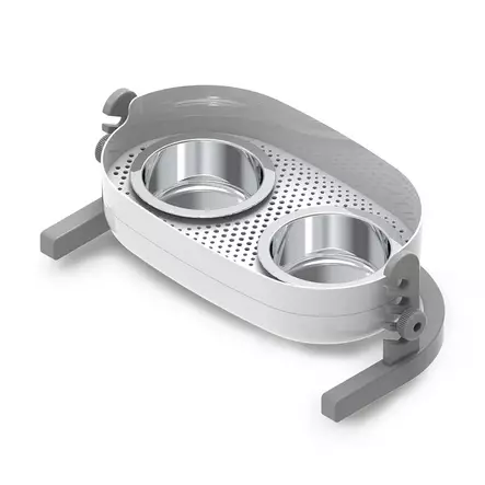 Korokekuppiteline 3 In 1 Elevated Double Dinner S 2x350ml All For Paws - Koiran metallikupit ja telineet - 055666 - 1