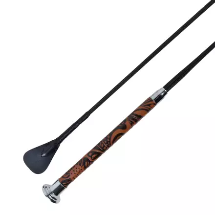 Kouluraippa Blom ruskea Hansbo Sport - Ratsastusraipat - 005266 - 1