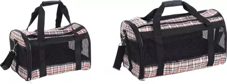 Kuljetuskassi Mayfair L 50x27x31cm ruudullinen - Koiran pyöräkorit ja kantokassit - 010566 - 3