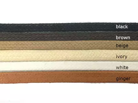 Näyttelyhihna ketjulle puuvillaa/vahattu pinta 5mm/120cm eri värejä ONEGA - Koiran näyttelytaluttimet - 049826 - 2