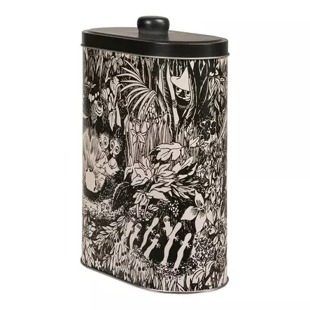 Peltipurkki Rubiini 20cm soikea 2L musta-valkoinen Moomin By Martinex - Koti ja sisustus - 059456 - 1