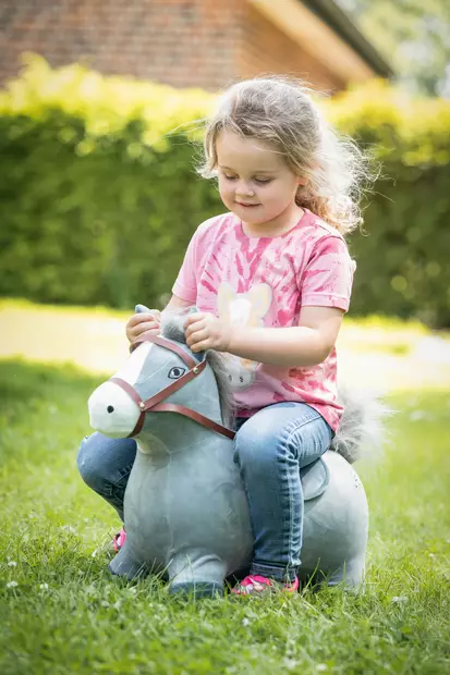 Pomppuhevonen Jumping Horse harmaa HKM-sports - Ratsastajan asusteet - 055796 - 2