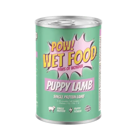 Puppy Lamb 400g säilyke POW! - Säilykeet pennuille ja kasvatukseen - 056876 - 1