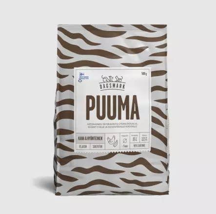 PUUMA kissanruoka 500g Dagsmark - Kissan kuivaruoat aikuisille kissoille - 050406 - 1