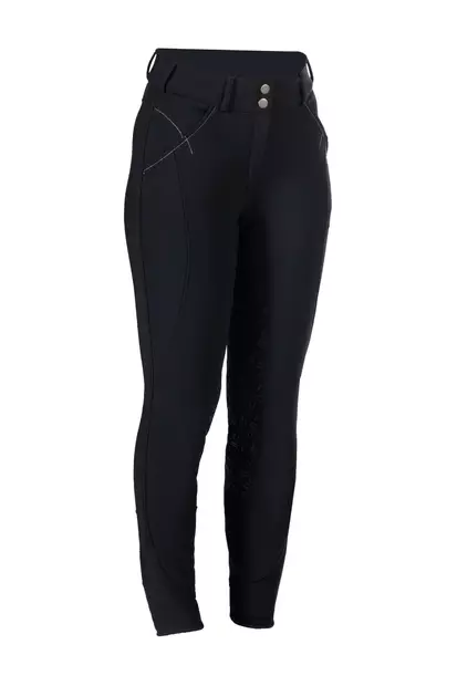 Ratsastushousut Chrysti softshell FullGrip musta HKM-sports - Ratsastushousut - 059366 - 1