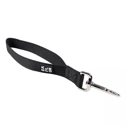 Käsilenkkitalutin Explor short 30cm/25mm musta Duvo+ - Koiran talutin käsilenkit - 055786 - 1