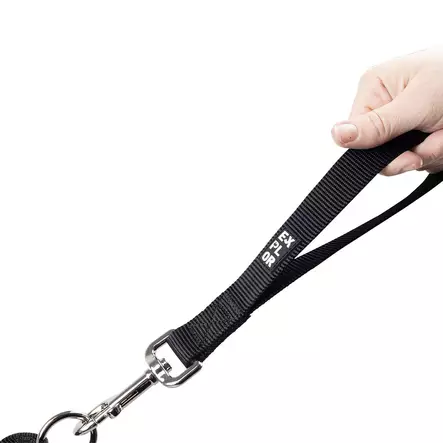 Käsilenkkitalutin Explor short 30cm/25mm musta Duvo+ - Koiran talutin käsilenkit - 055786 - 2