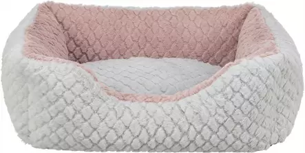 Reunapeti Kaline Mio S 50x40cm harmaa/rosa Trixie - Koiran reunalliset pedit - 057936 - 1
