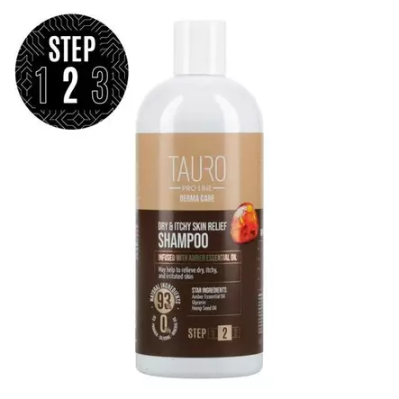Shampoo Dry & Itchy Skin 400ml Derma Care Tauro Pro Line - Koiran shampoot - 052276 - 1
