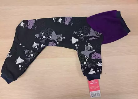 Trikoohaalari Muumi fleecevuorella L 38cm Pukuprinsessa - Koiran haalarit - 055896 - 2