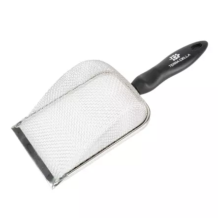Hiekkalapio Poop Scoop metallia musta Terra Della - Terraarion tarvikkeet ja kuivikkeet - 054216 - 2