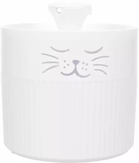 Vesiautomaatti Mali 2 L pyöreä 20x18cm valkoinen Flamingo - Koiran ruokinta- ja vesiautomaatit - 055546 - 1