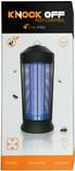 Hyönteisansa UV-A 36V 23,5x23,5x56 cm Knock Off - Tuhoeläinten ja hyöteisten torjunta - 024486 - 3
