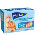 Multibox Liha & Kala 12x85g geeli MJAU - Aikuisten kissojen säilykkeet - 004556 - 1