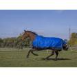 Ulkoloimi 150cm (6'6") 150g Highneck sininen/musta TYREX Equitheme - Hevosen kevyttoppaloimet ulkoiluun - 022376 - 6