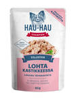 Viljaton lohta kastikkeessa 85g Hau Hau Champion - Koiran säilykkeet aikuisille koirille - 029806 - 1