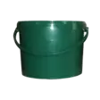 Ämpäri kannella 15L vihreä St Hippolyt - Hevosen ruokinta-astiat ja ämpärit - 054576 - 1