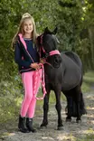 Riimunaru Maui 140cm pinkki-valkoinen HKM-sports - Hevosen nylonriimunarut - 056786 - 2