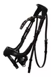 Suitset Mila anatomic musta HKM-sports - Ratsuhevosen suitset ja turpahihnat - 056866 - 1