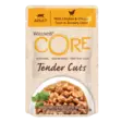 Chicken & Chicken Liver Tender Cuts 85g pss CORE - Aikuisten kissojen säilykkeet - 014776 - 2