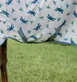 Hyönteisloimi Amigo Bug Rug Plus irrotettavalla kaulakappaleella dragonfly print/silver & blue & sage Horseware - Hevosen hyönteis- ja UV-loimet - 057186 - 4