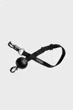 Kytkentänaru kumipallolla ja tarralla Quiet Drop Safety musta Horseware - Hevosen kuljetus ja matkustaminen - 058006 - 1
