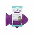 LickiMat Cat Felix 22x16cm lila - Aktivoivat ja ahmimisenesto ruokakupit - 048546 - 1